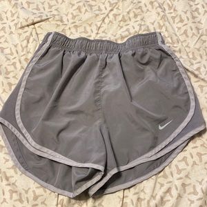 Gray nike shorts